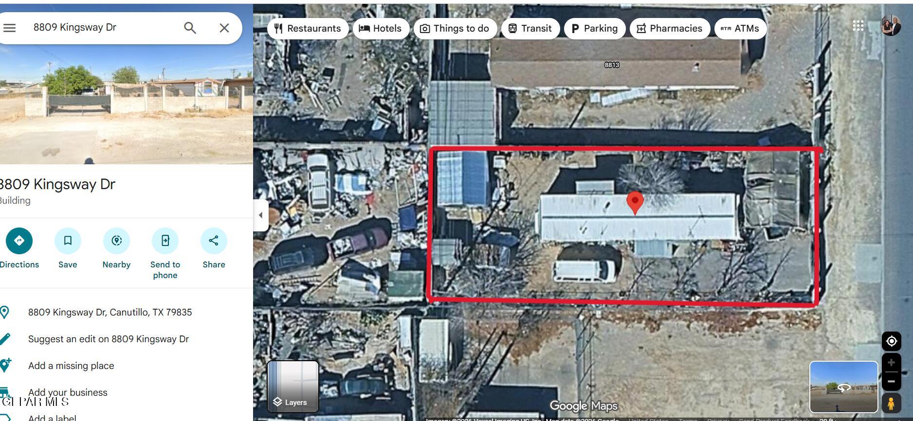 8809 Kingsway Drive Canutillo, TX 79835 - Photo 15 of 15 Google pic