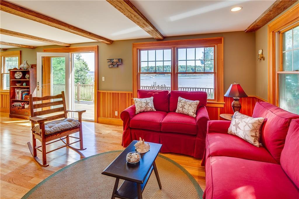 130 Patten Point Road Spruce Head, ME 04859 - Photo 13 of 18 Living room with Seal Harbor just...