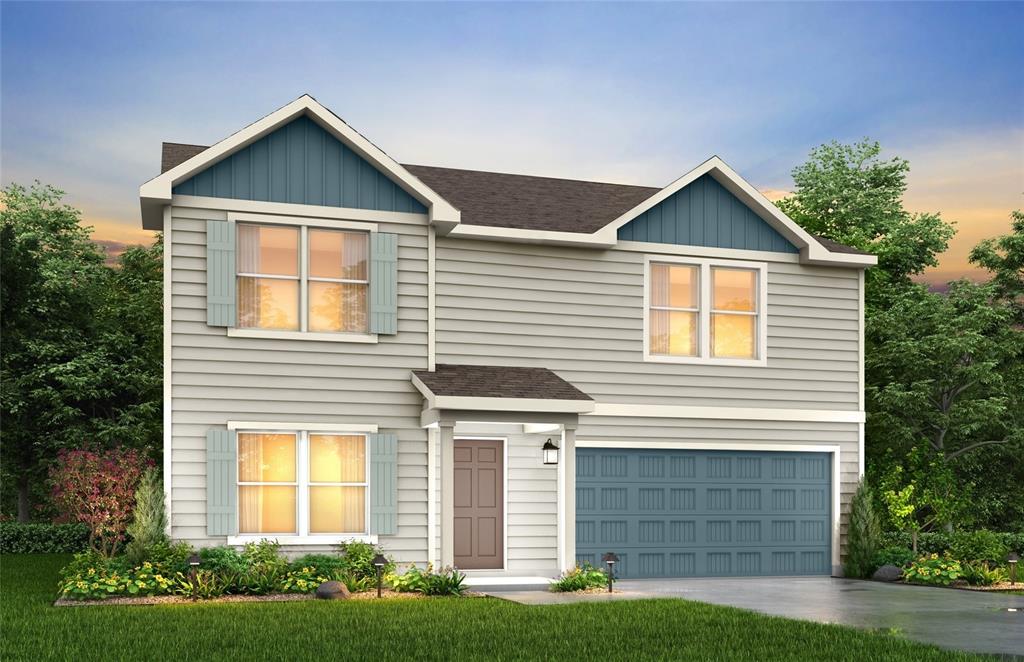 13417 Balderdash Court Cresson, TX 76035 - Photo 4 of 40 a front view of a house with a yard and garage