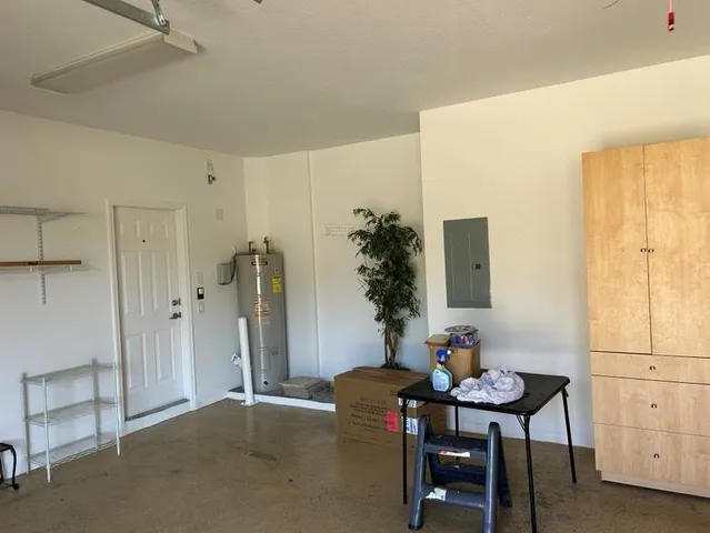 a view of a bathtub in a bathroom