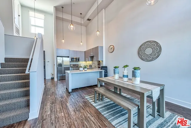 a very nice looking room with a large window