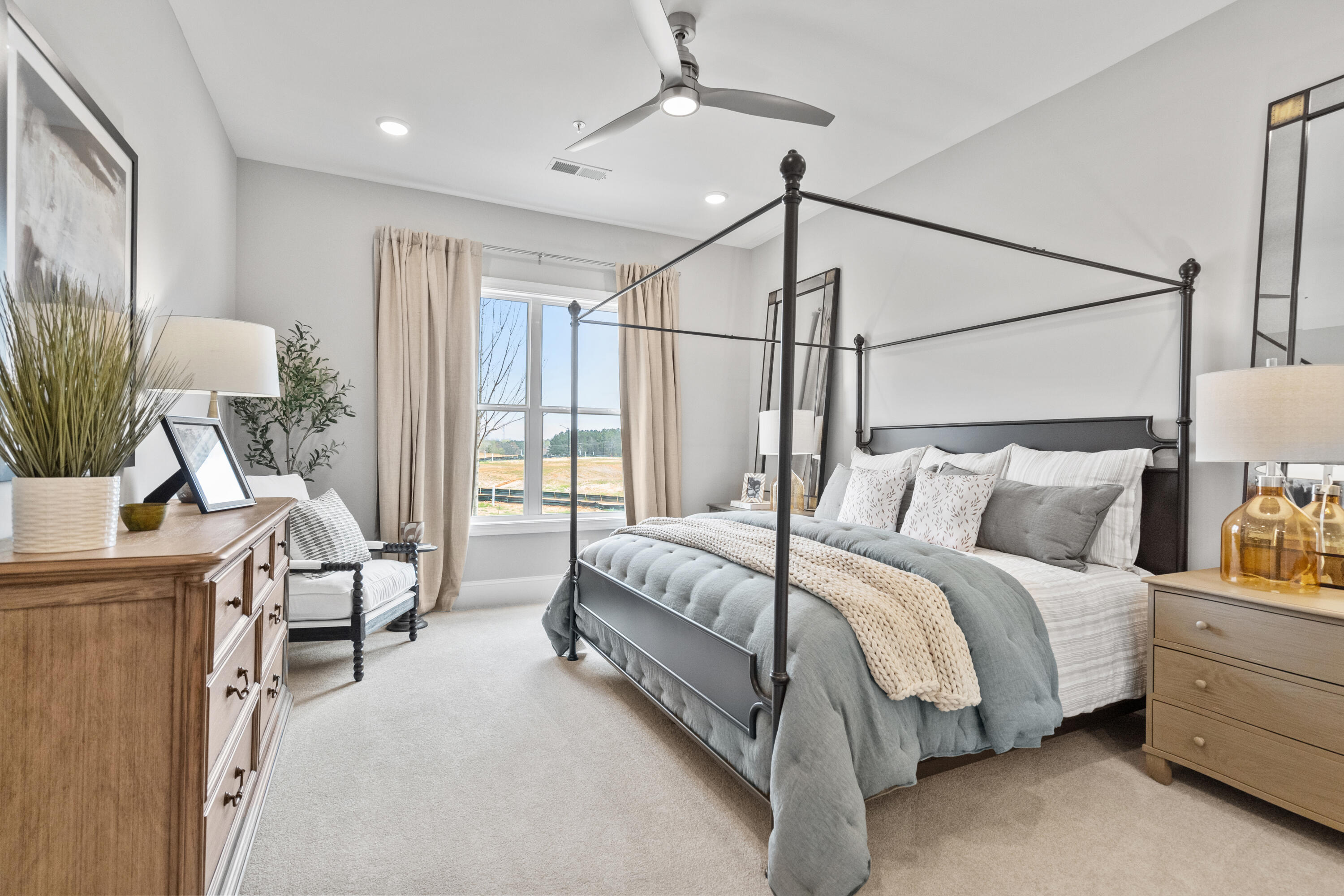 Tbd Tbd Channel Shoal Drive, Unit LOT 12 Santa Rosa Beach, FL 32459 - Photo 6 of 11 a bed room with a bed and a chandelier