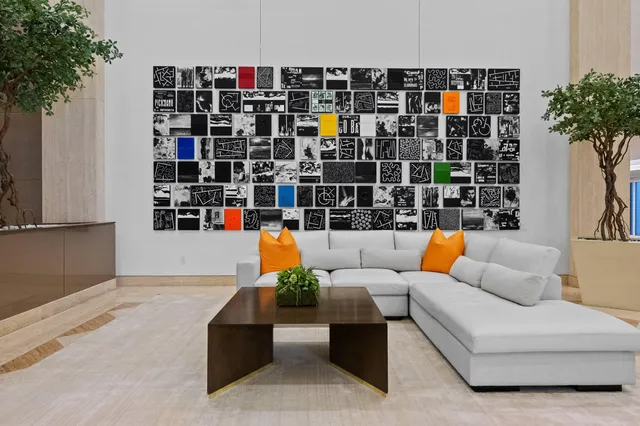 a outdoor living space with patio furniture and a potted plant