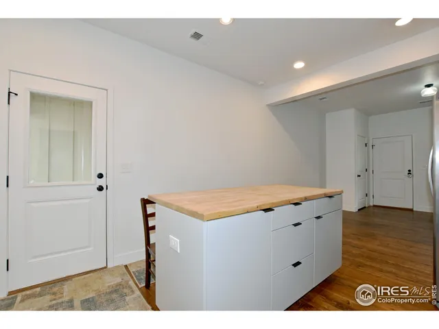 a room with wooden floor