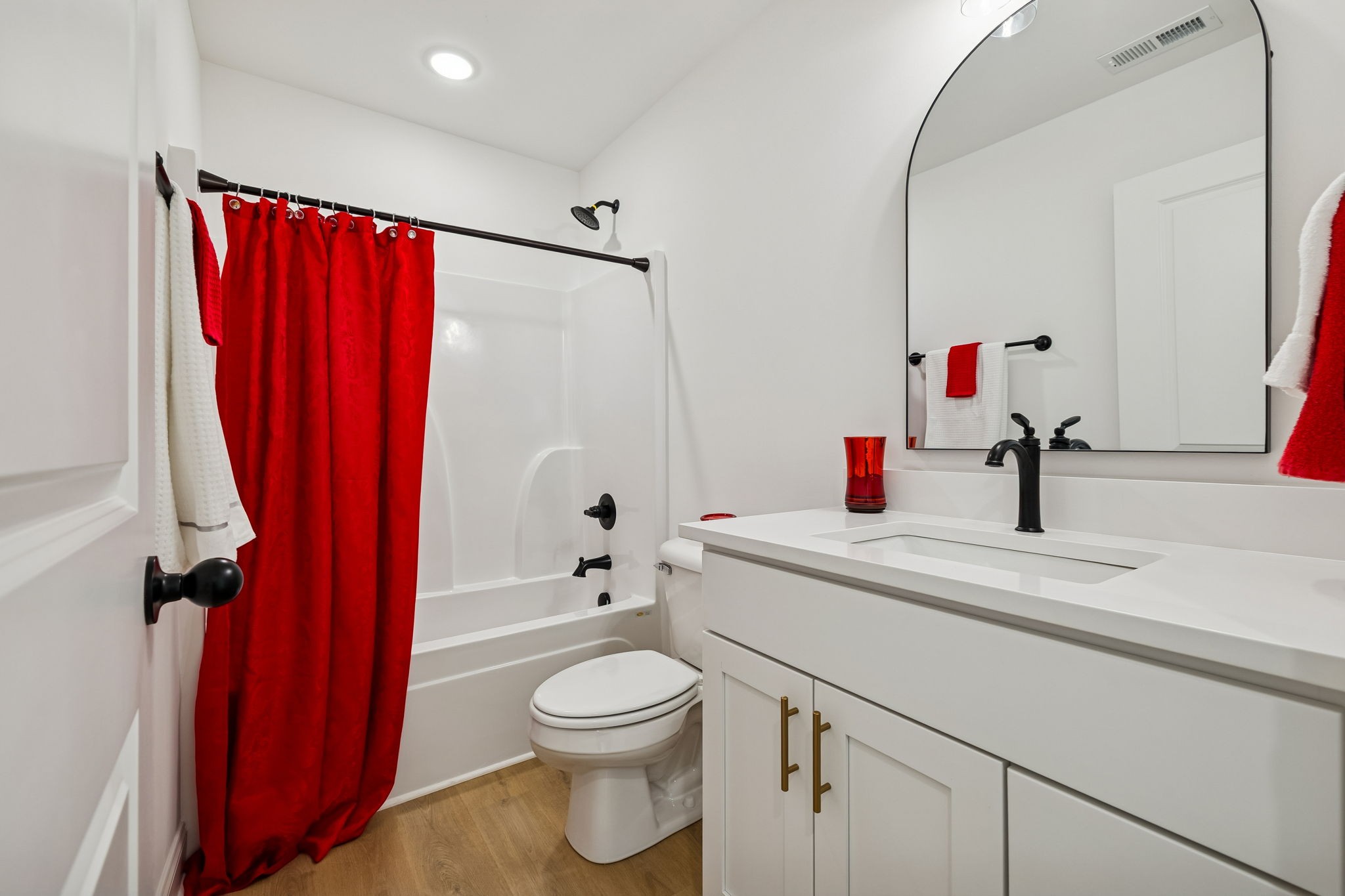 1306 Angus Way Greenbrier, TN 37073 - Photo 12 of 36 a bathroom with a sink vanity mirror and toilet