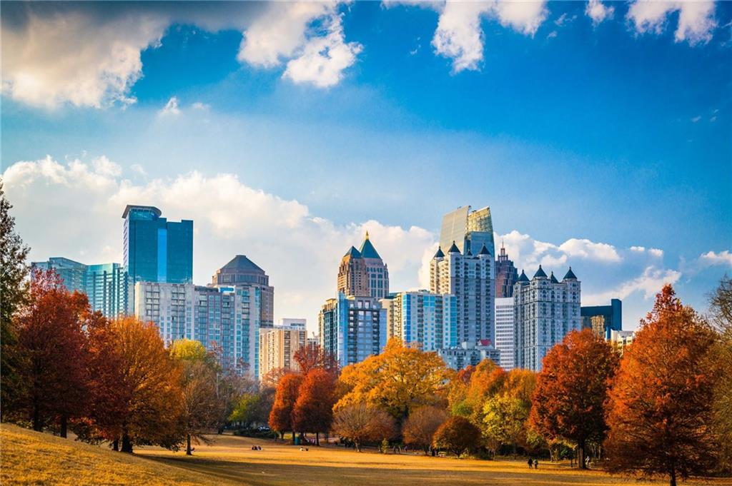 585 Sherwood Road Northeast Atlanta, GA 30324 - Photo 69 of 104 a view of a city with tall buildings