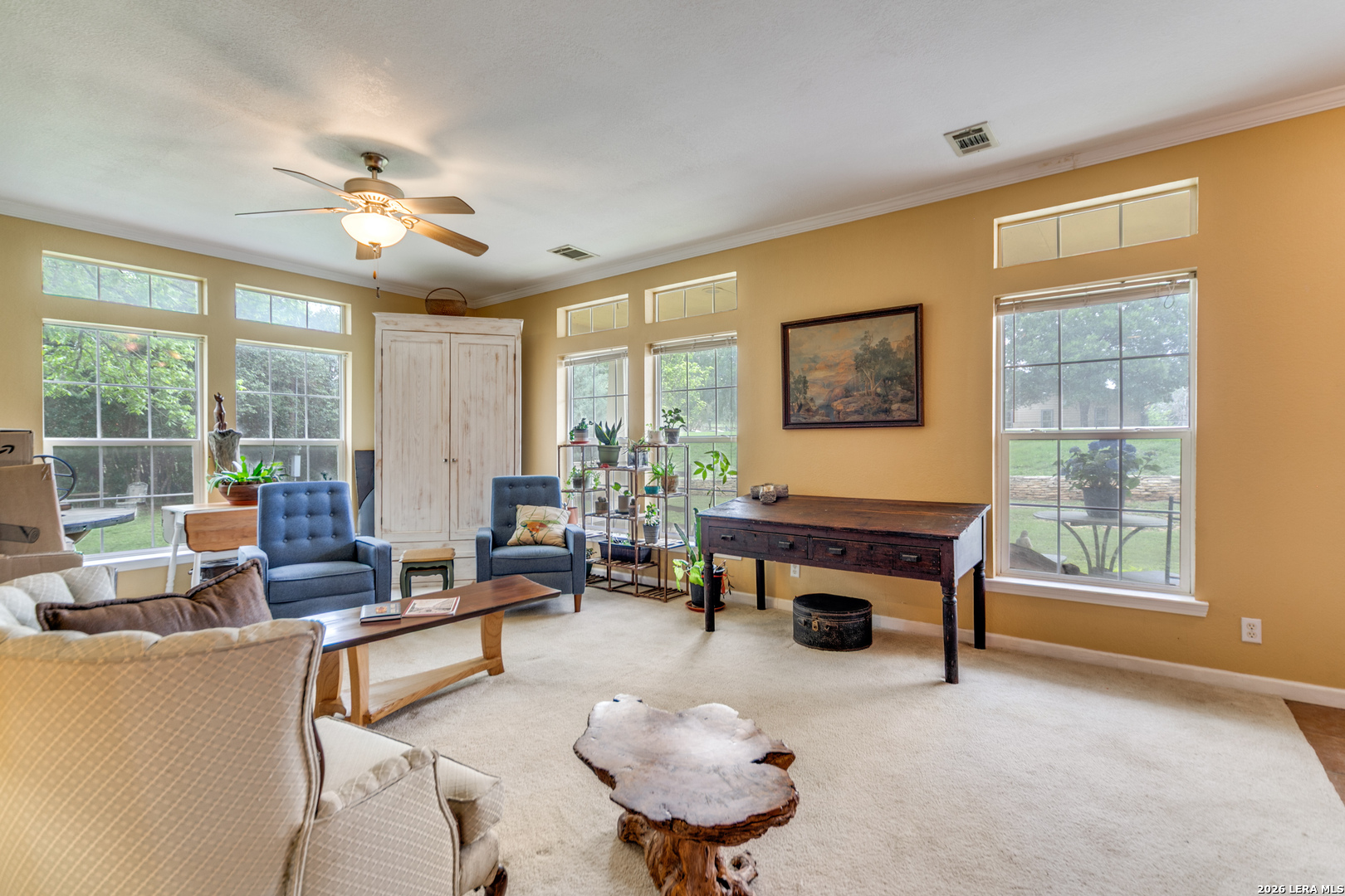 5 Fm 473 Comfort, TX 78013 - Photo 5 of 27 a living room with furniture and a floor to ceiling window