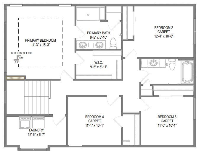 2491 Boulder Drive Slinger, WI 53086 - Photo 32 of 32 Second Floor Plan