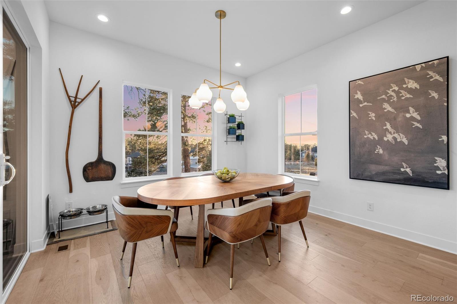6001 Powell Road Parker, CO 80134 - Photo 21 of 50 a dining room with furniture and window