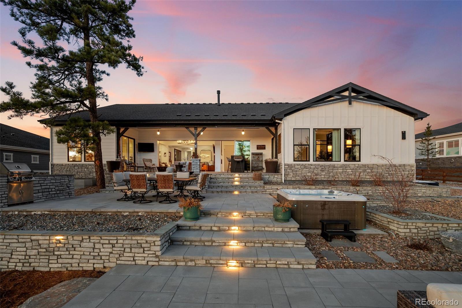 6001 Powell Road Parker, CO 80134 - Photo 41 of 50 a view of a house with sitting area