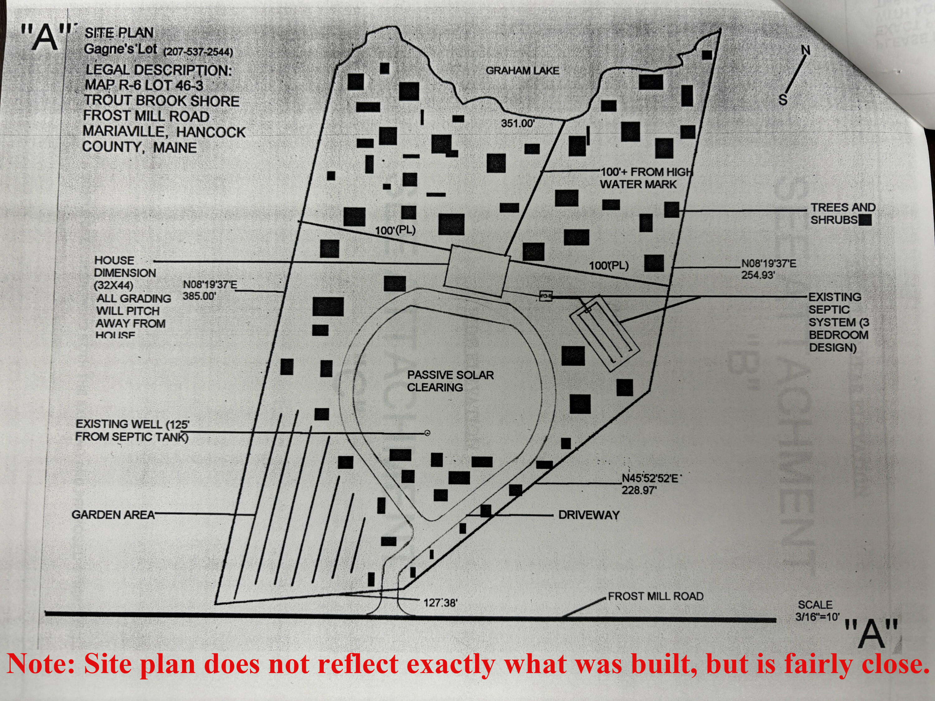 225 Frost Mill Road Mariaville, ME 04605 - Photo 49 of 51 Site Plan