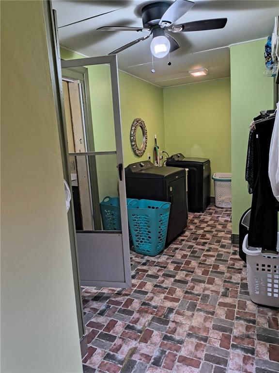 209 Gordon Avenue Calhoun, GA 30701 - Photo 16 of 30 a view of a hallway with wooden floor and a bathroom