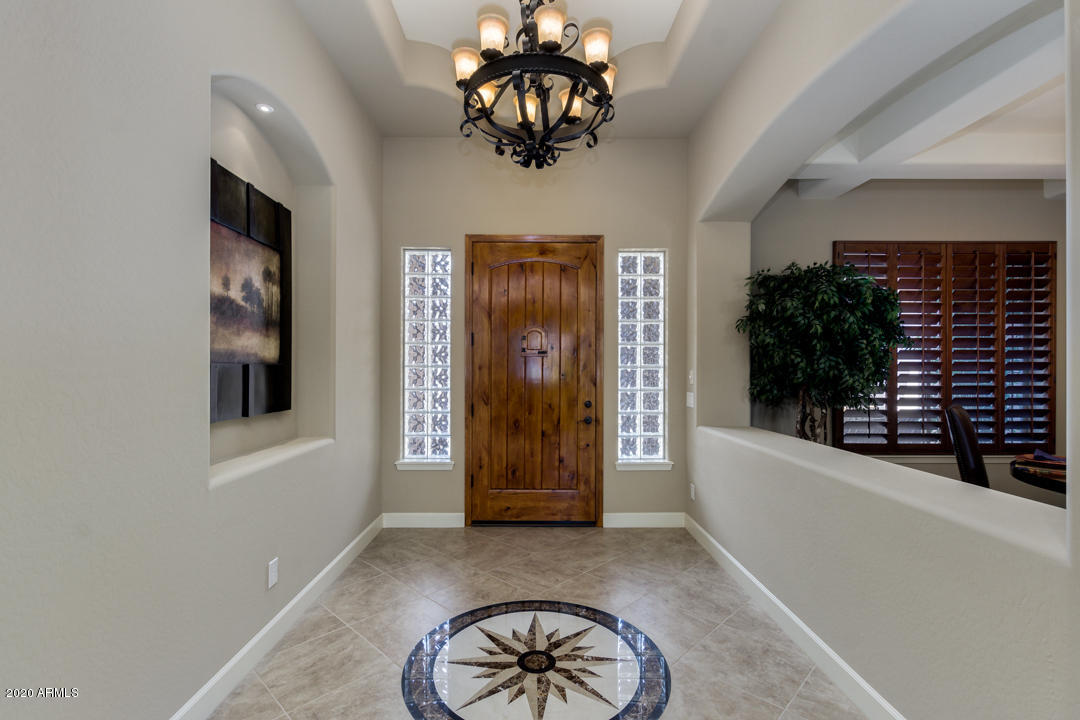 18056 West Narramore Road Goodyear, AZ 85338 - Photo 17 of 99 Entry w/tray ceiling & medallion inlay