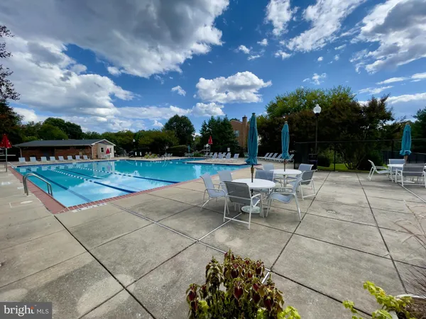a view of outdoor space with seating