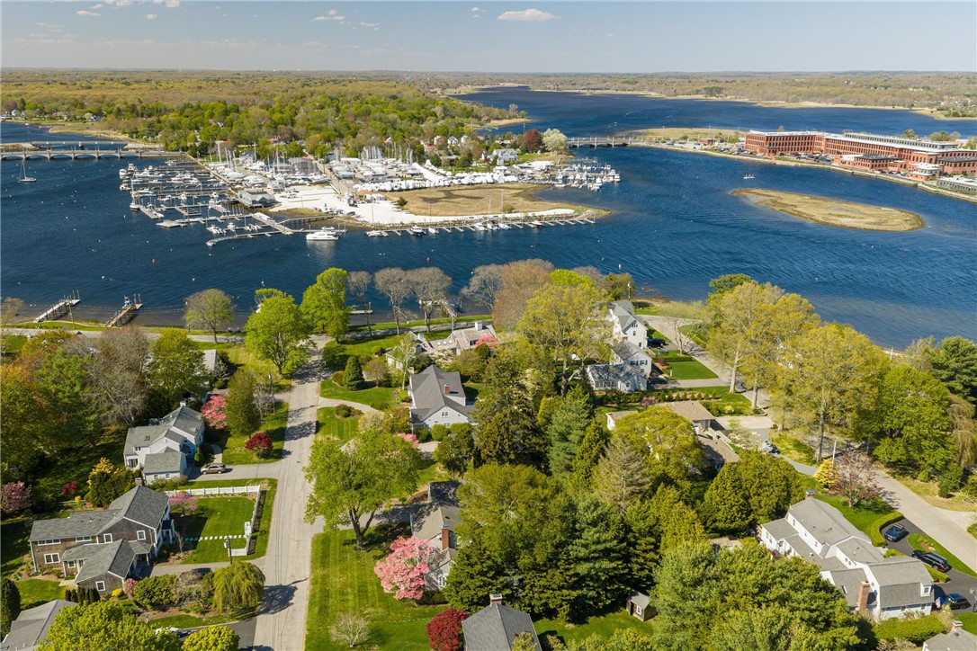 8 Harbour Road Barrington, RI 02806 - Photo 2 of 42 Aerial view of Harbor and Barrington Yacht Club