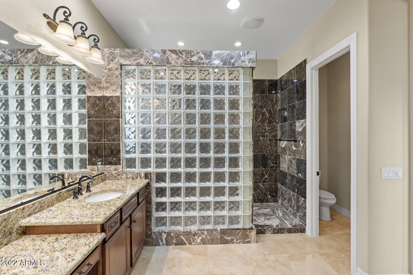 2810 East Blue Sage Road Gilbert, AZ 85297 - Photo 33 of 93 View towards custom walk-in shower