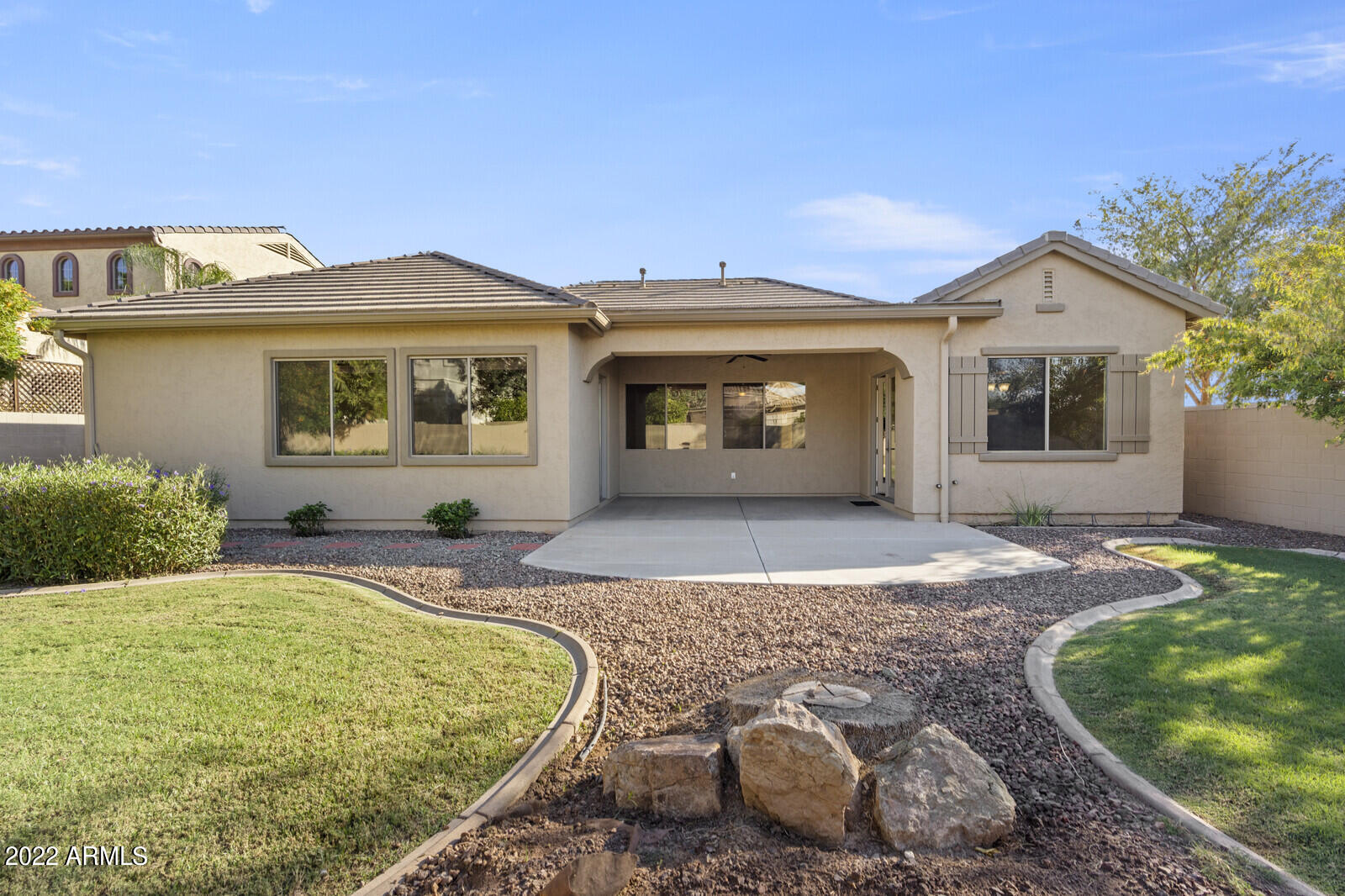 2810 East Blue Sage Road Gilbert, AZ 85297 - Photo 57 of 93 Covered patio with extended slab patio