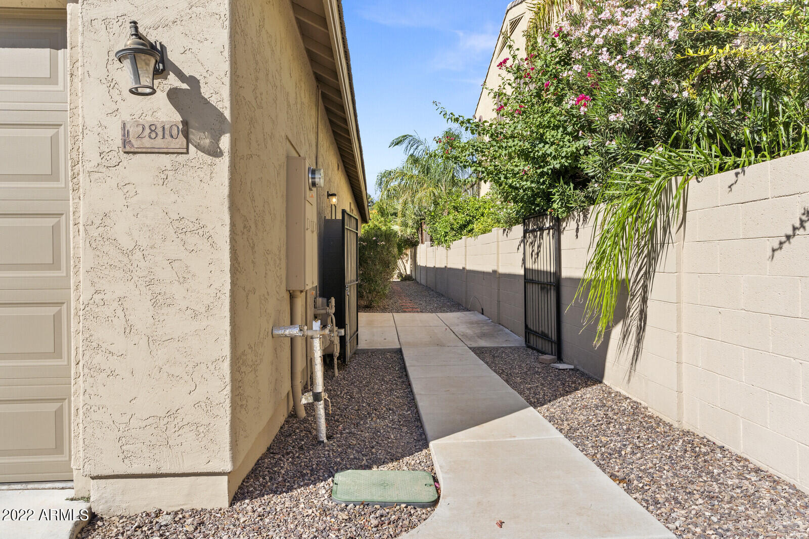 2810 East Blue Sage Road Gilbert, AZ 85297 - Photo 90 of 93 View to East side 8' RV gate