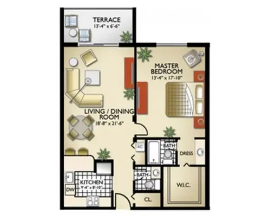 $2,032 | 17350 Northwest 68th Avenue, Unit 400403, Hialeah, FL 33015