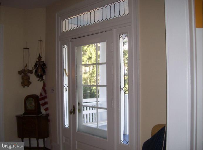 1013 Windsor Road Pikesville, MD 21208 - Photo 12 of 27 Front Entry is accented by Leaded Glass Surround