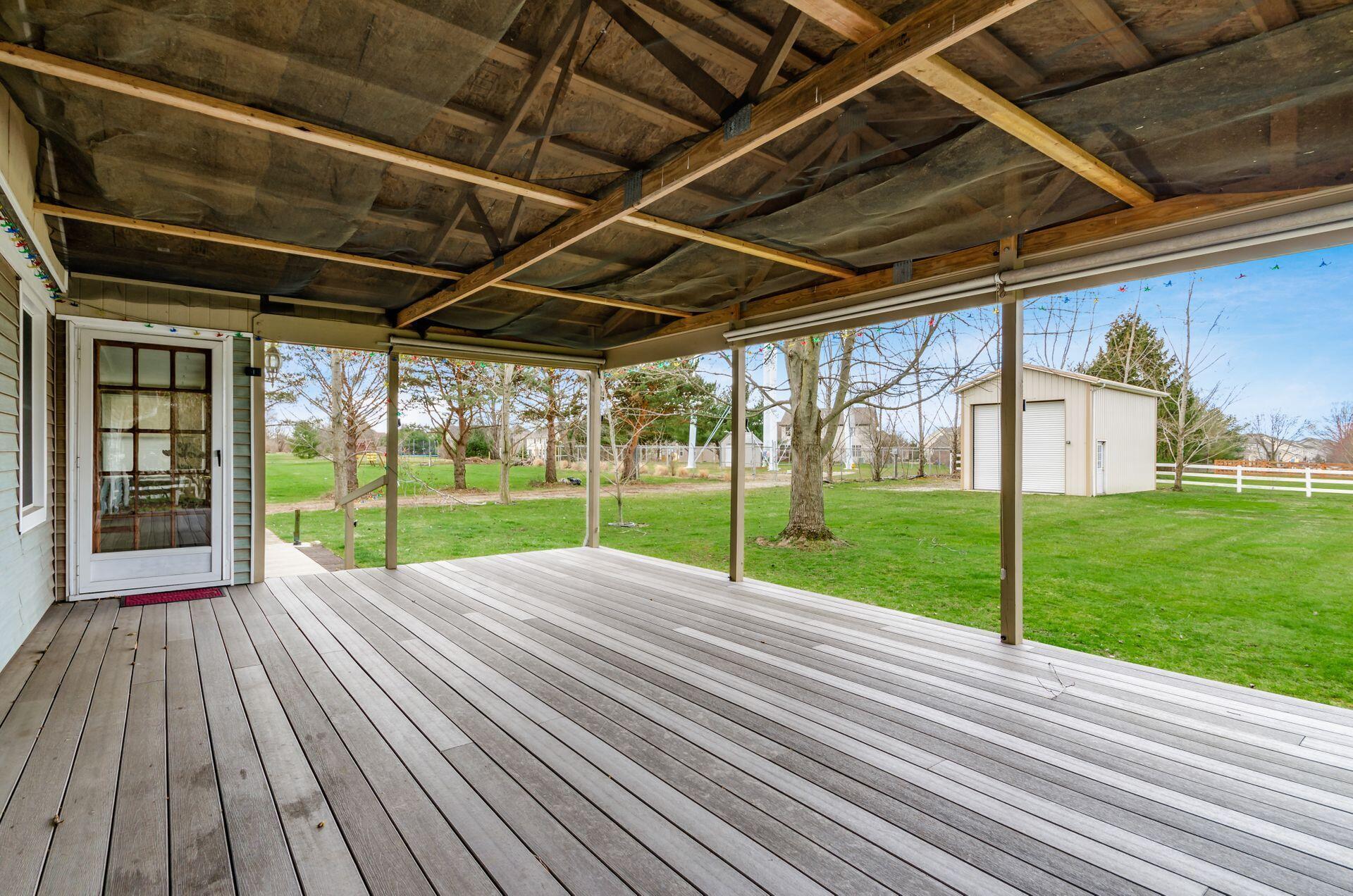 8010 South Old State Road Lewis Center, OH 43035 - Photo 28 of 37 Covered Porch/Deck