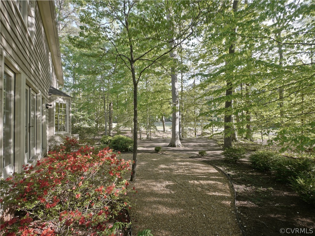 3900 Timber Ridge Road Midlothian, VA 23112 - Photo 5 of 44 a view of a yard with plants and trees