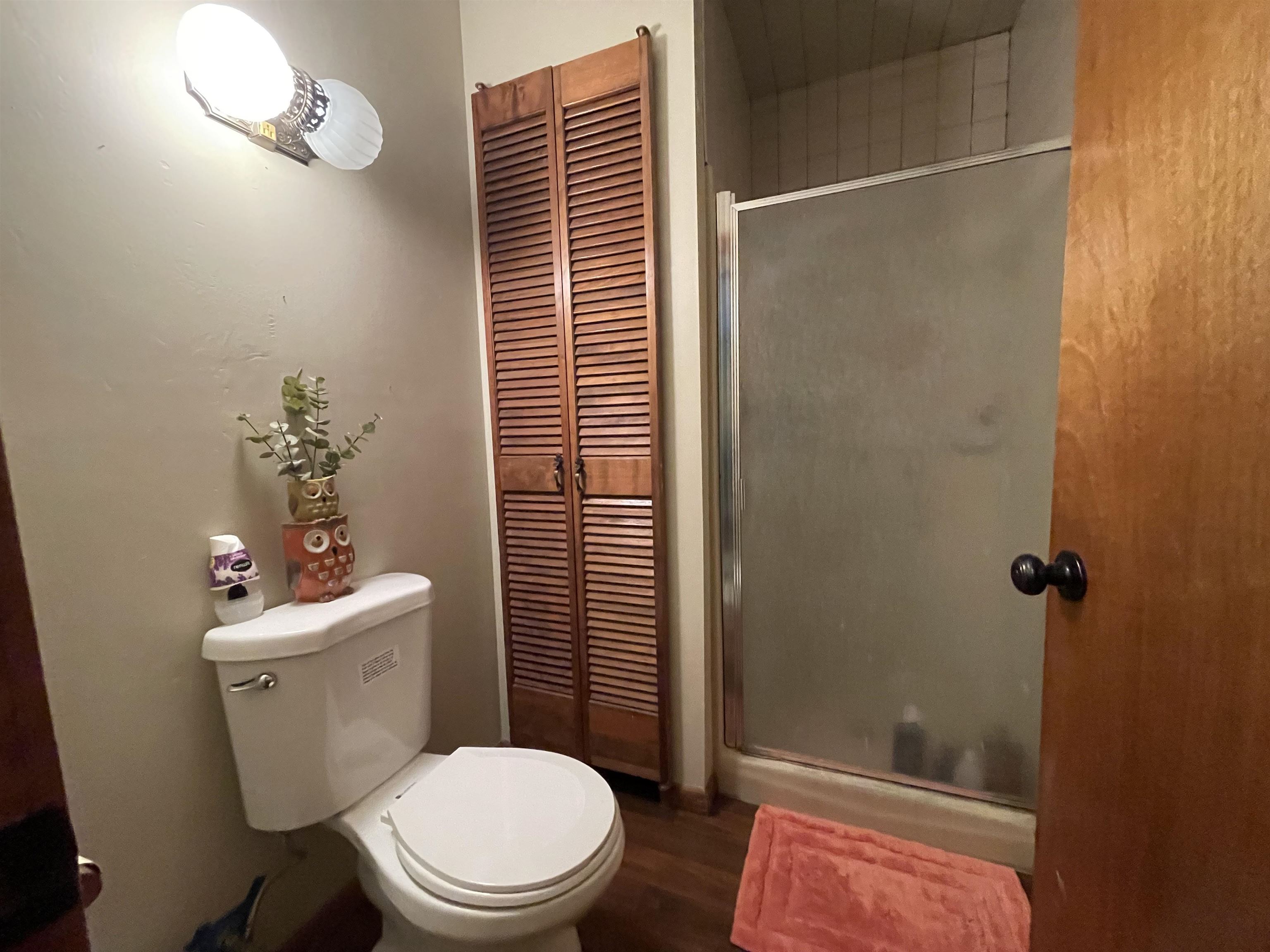8008 West Blanding Road Hanover, IL 61041 - Photo 36 of 67 a white toilet sitting next to a shower