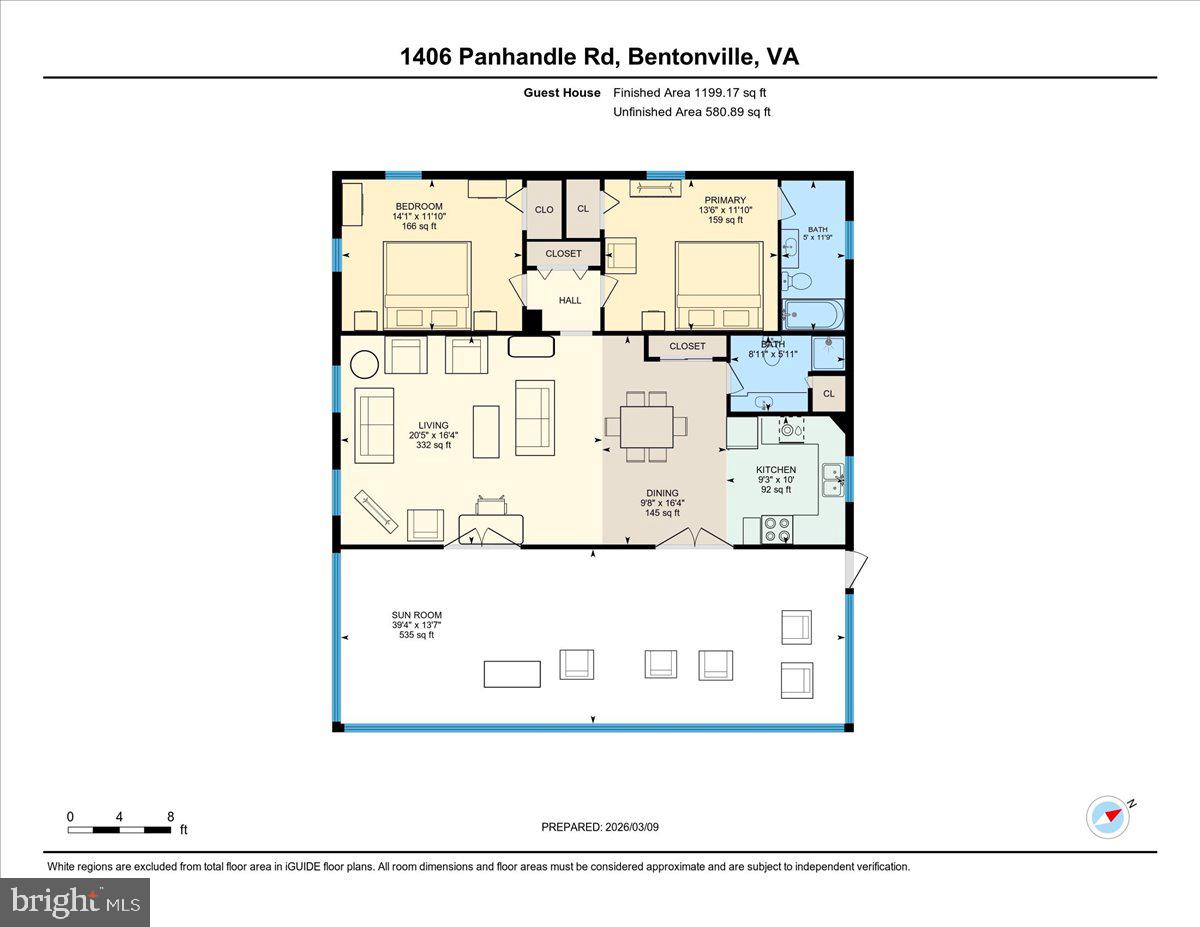 1406 Panhandle Road Bentonville, VA 22610 - Photo 117 of 118 Guest House Floorplan