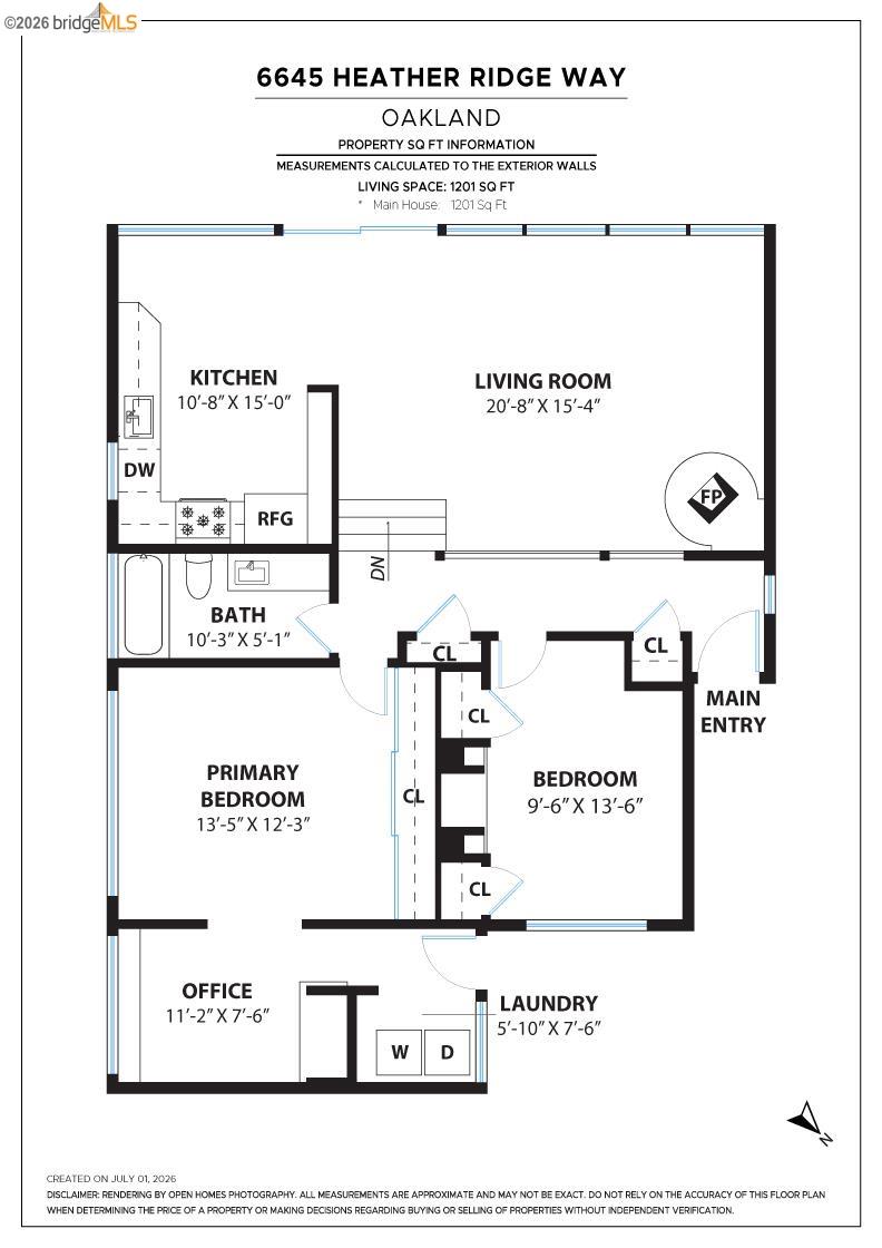 6645 Heather Ridge Way Oakland, CA 94611 - Photo 61 of 61 Floor plan
