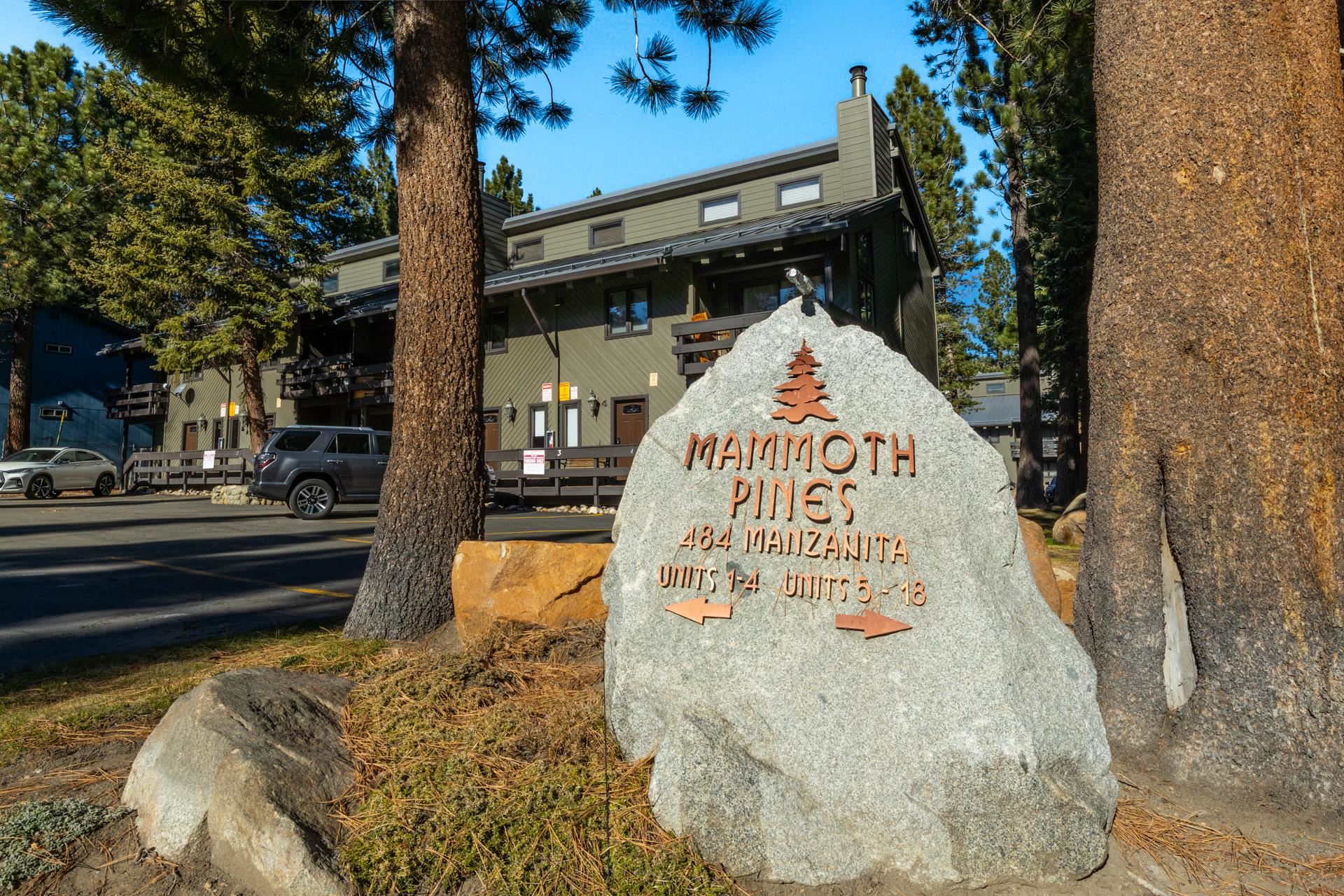 484 Manzanita Road, Unit 9 Mammoth Lakes, CA 93546 - Photo 35 of 39 a view of outdoor space with a swimming pool