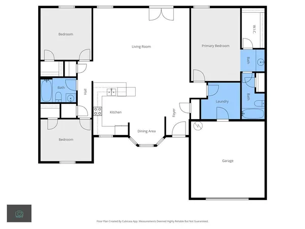 a picture of a floor plan