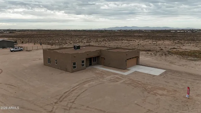 a view of a terrace with city view