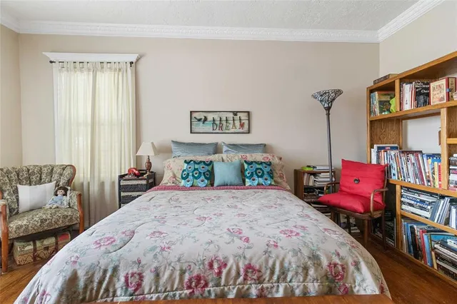 a close view of closet