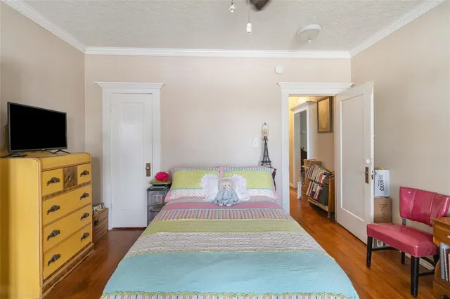 a view of a backyard with a small cabin