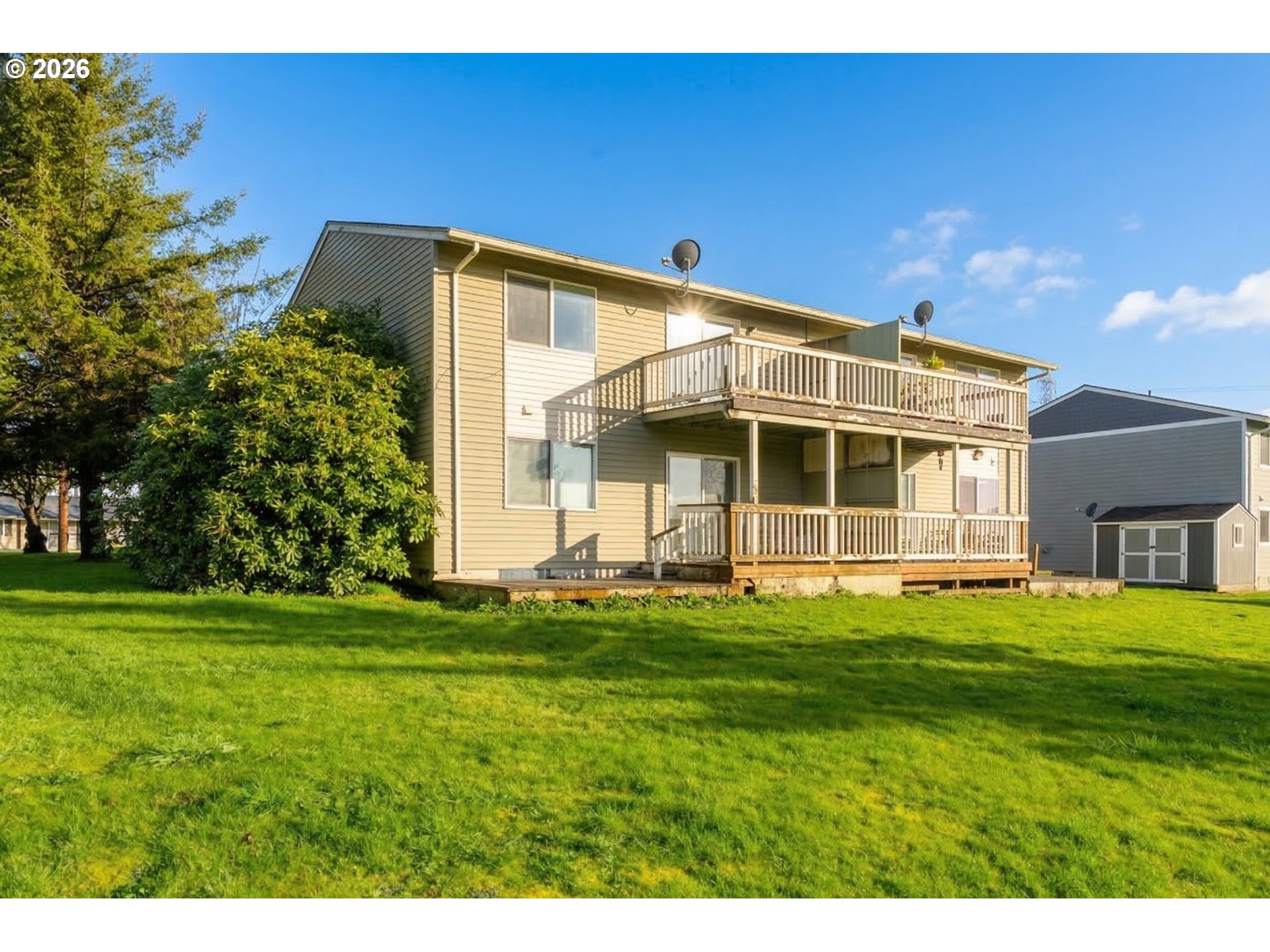 5514 3rd Street Tillamook, OR 97141 - Photo 20 of 25 a view of a building with a big yard