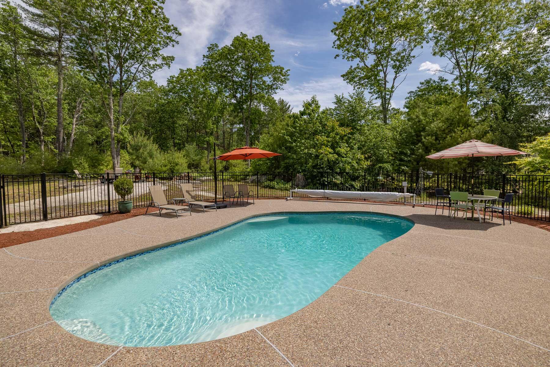 1369 Tatnic Road Wells, ME 04090 - Photo 41 of 76 Refreshing Gunite Pool
