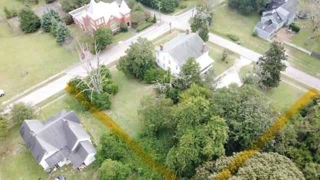 202 Veazey Street Union Point, GA 30669 - Photo 56 of 57 an aerial view of residential house with pool and yard