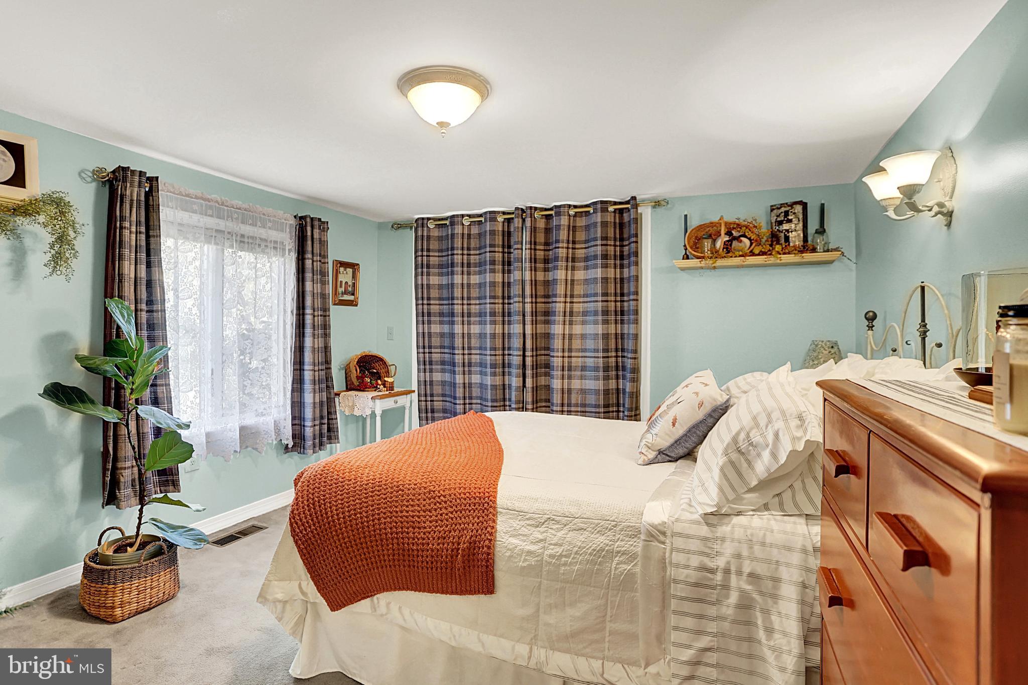 64 Metz Road Thompsontown, PA 17094 - Photo 28 of 59 a bedroom with a bed and a potted plant