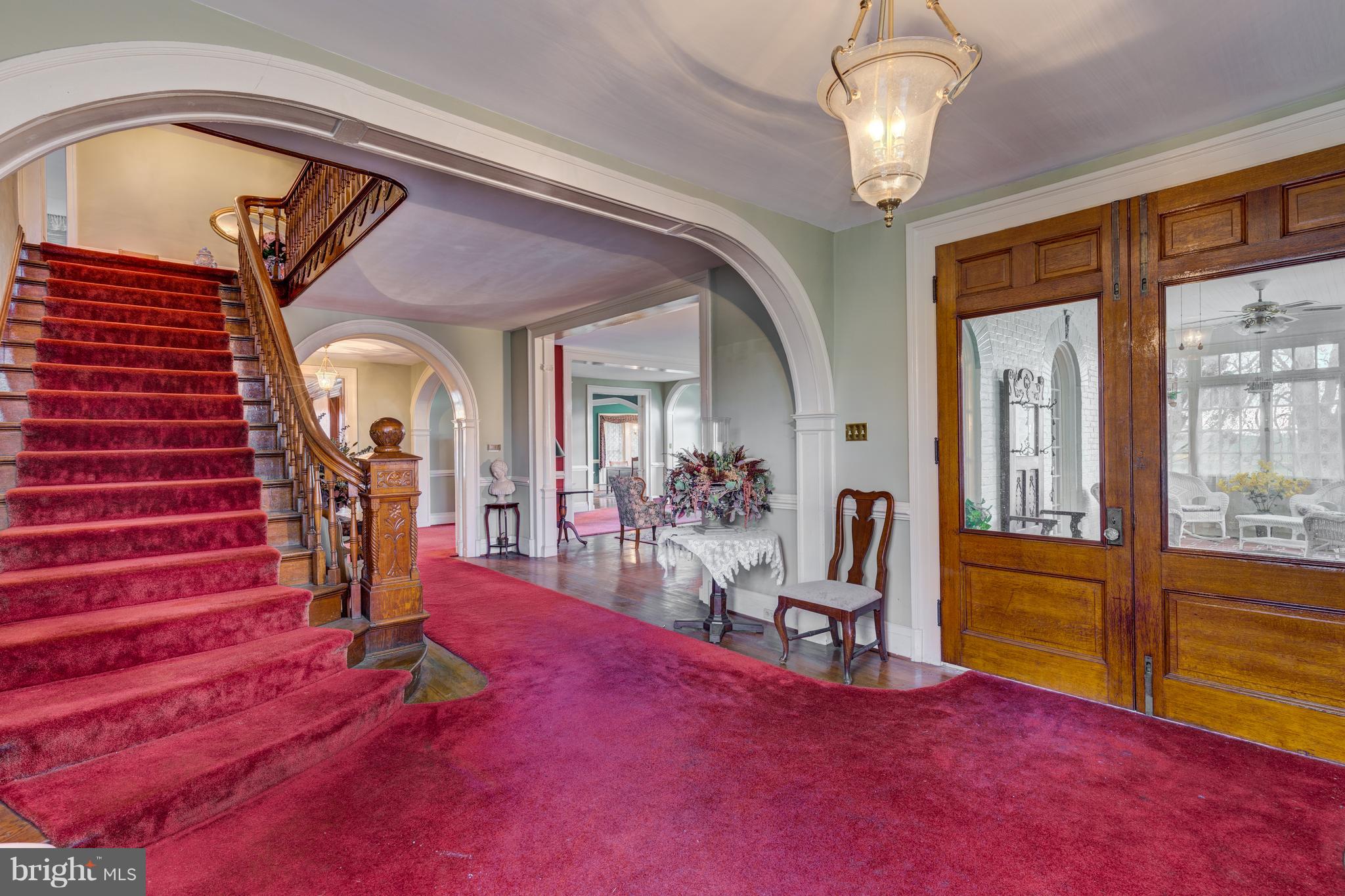 6000 Middleburg Road Keymar, MD 21757 - Photo 17 of 59 The Manor's main staircase