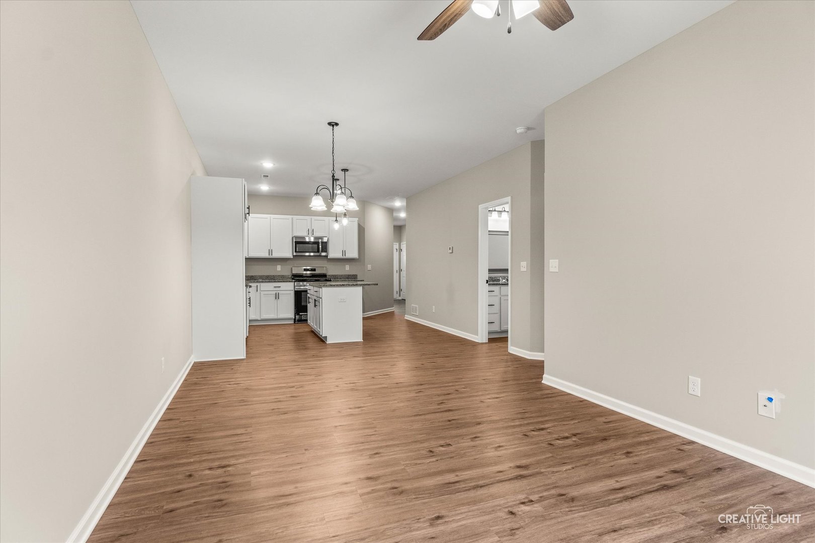 520 Preston Street Cortland, IL 60112 - Photo 11 of 16 a view of kitchen with refrigerator and window