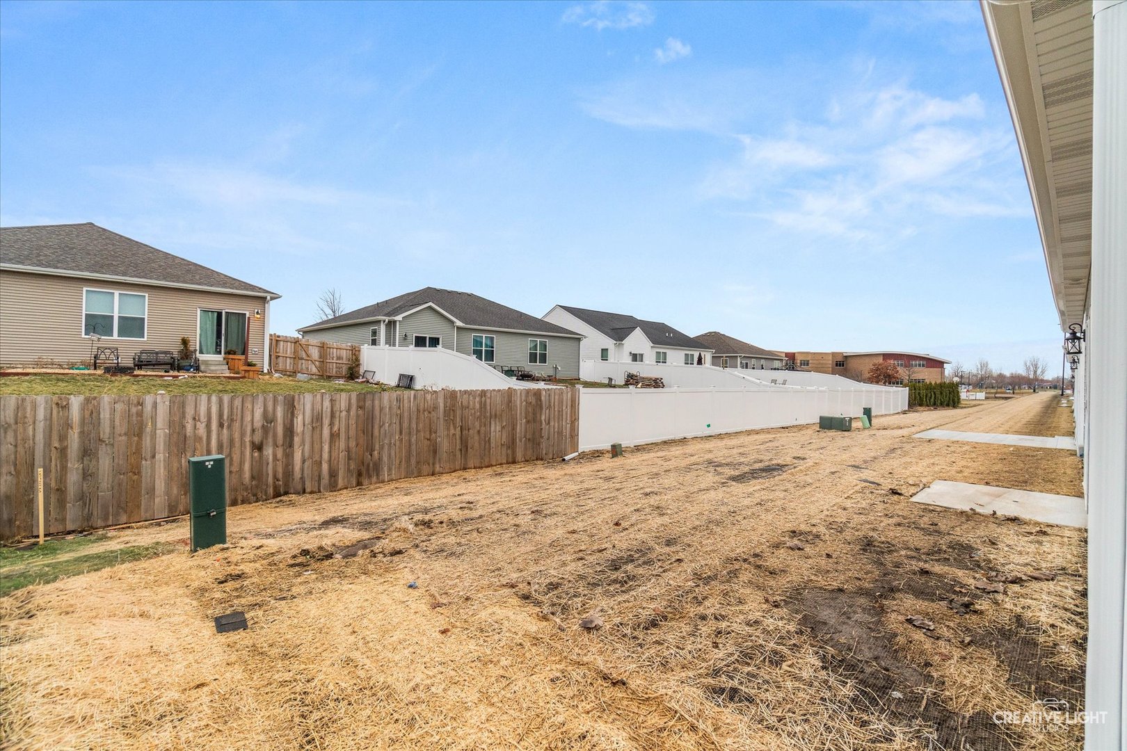 520 Preston Street Cortland, IL 60112 - Photo 15 of 16 a view of a dirt road near a building