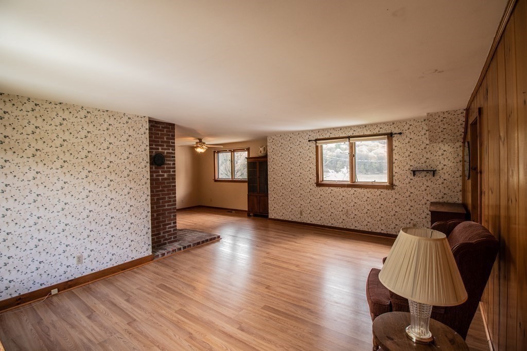 19 West S Black Road Leyden, MA 01337 - Photo 36 of 42 wooden floor in an empty room with a window