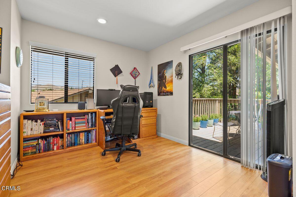 4448 Lubbock Drive, Unit D Simi Valley, CA 93063 - Photo 11 of 19 a view of a workspace with furniture and a window
