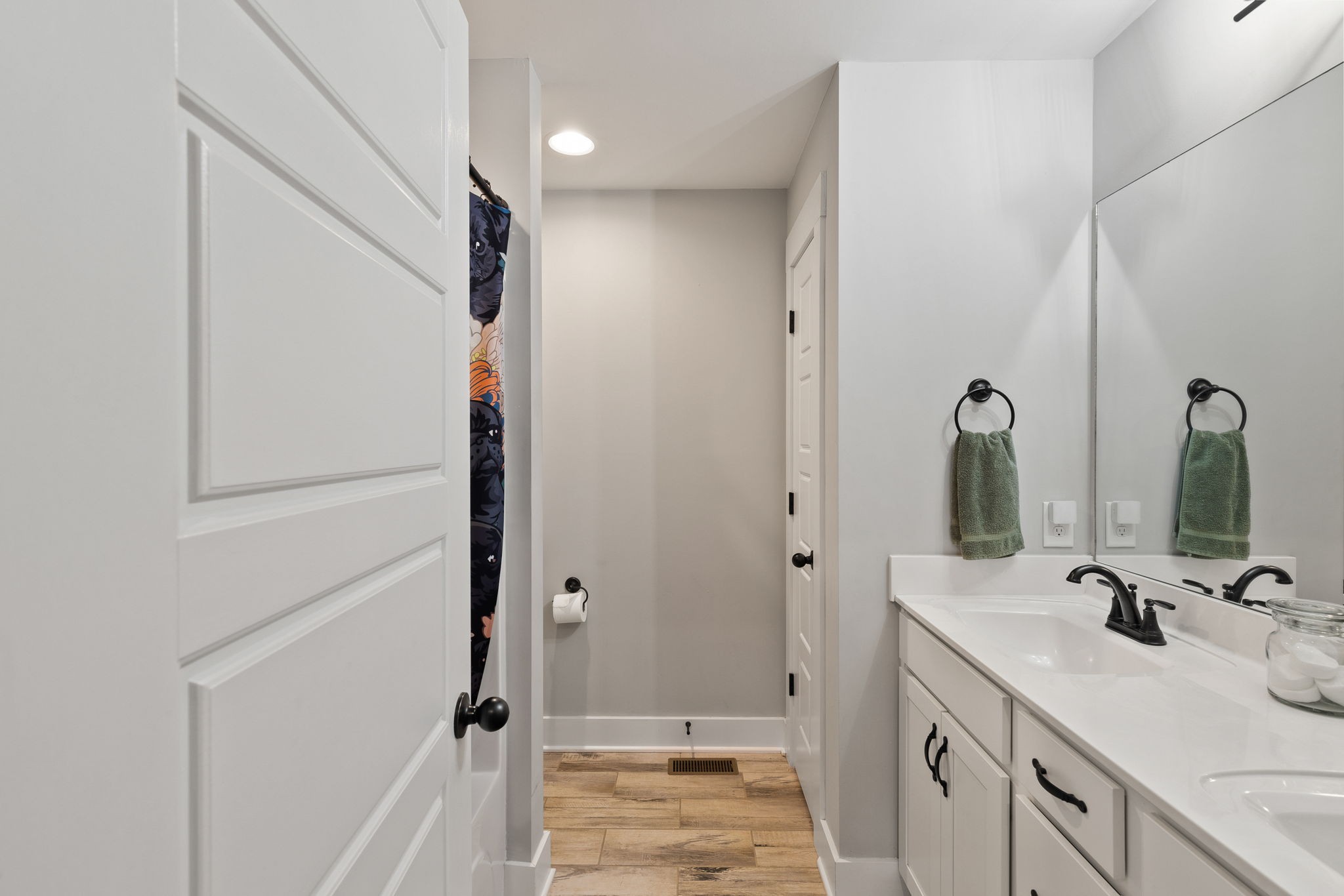 4476 Beards Chapel Road Springfield, TN 37172 - Photo 25 of 62 a bathroom with a double vanity sink and mirror