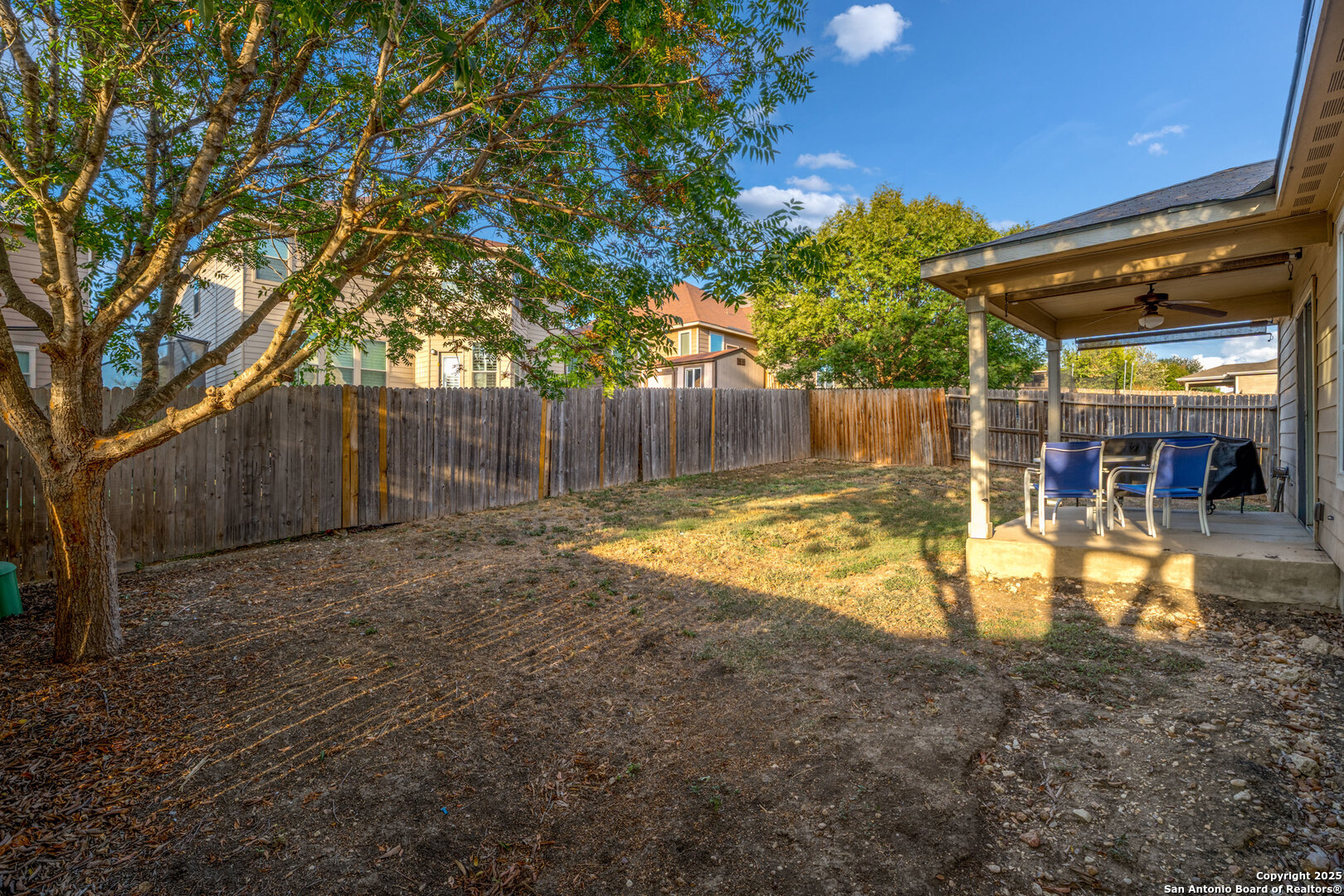9419 Copper Mist Converse, TX 78109 - Photo 22 of 25 a view of a backyard with a large tree
