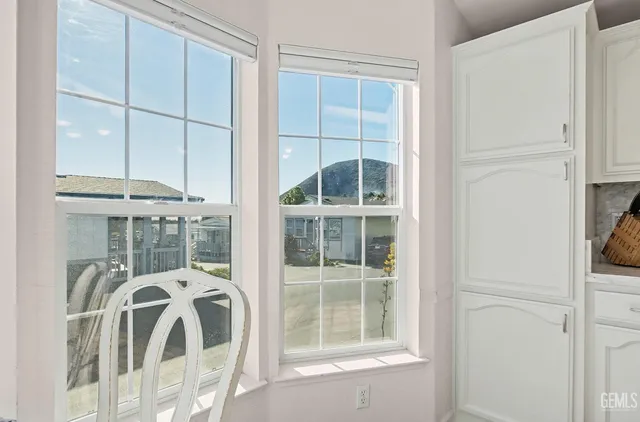 a view of walk in closet with window