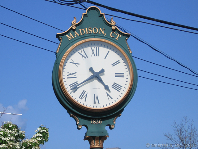 23 Linden Lane Madison, CT 06443 - Photo 29 of 30 Madison's Clock in front of the US Postal Office.