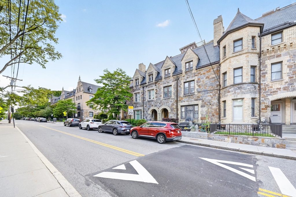352 Tappan Street, Unit 1 Brookline, MA 02445 - Photo 34 of 42 a cars parked in front of a building