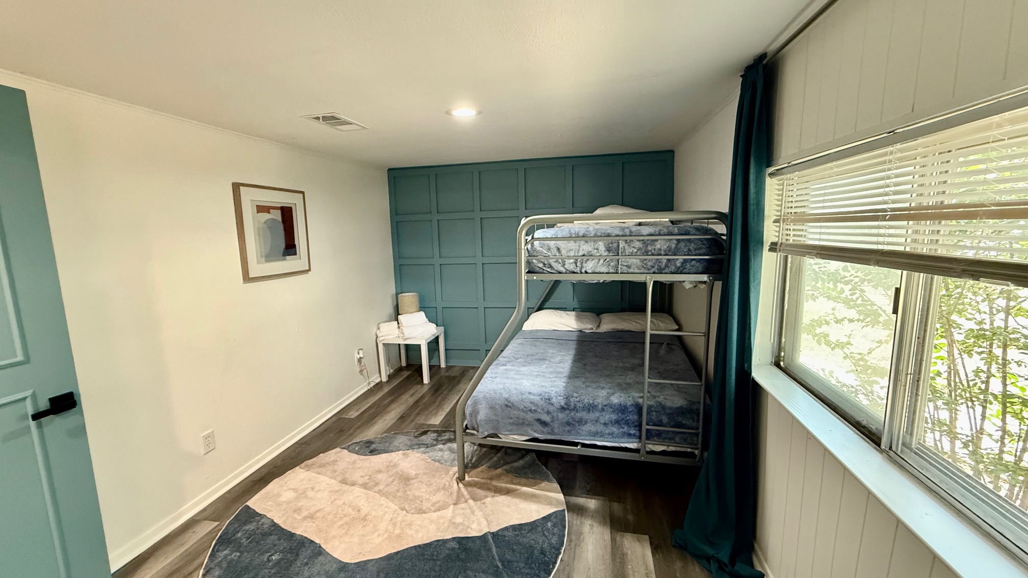 1802 East University Avenue, Unit A Georgetown, TX 78626 - Photo 14 of 23 Bedroom with dark wood-type flooring and recessed lighting