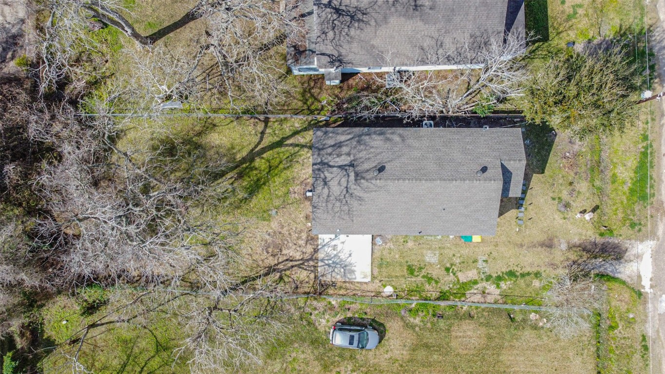 2619 Bellview Street La Marque, TX 77568 - Photo 42 of 46 a aerial view of a house with a yard
